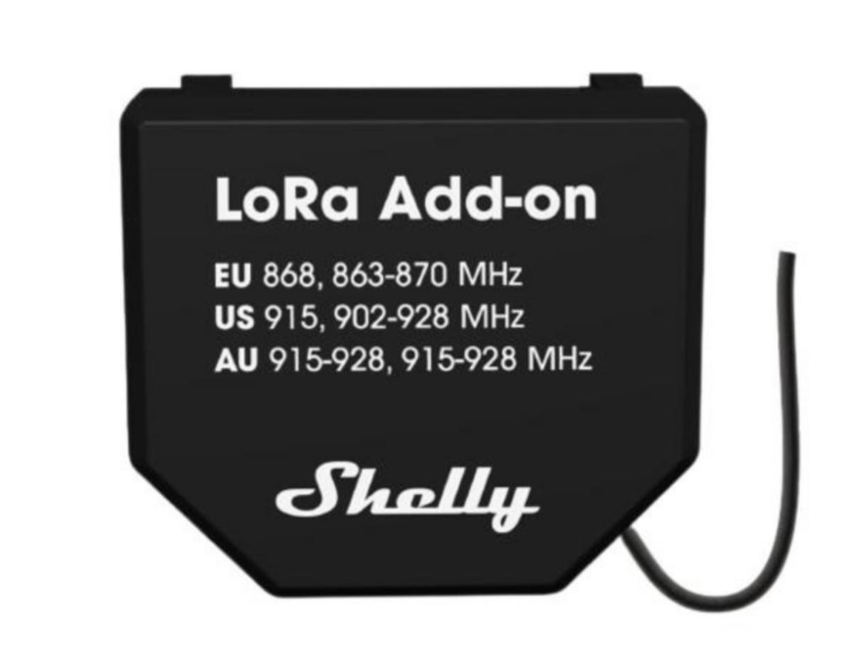 Väyläliityntäyksikkö Shelly - VÄYLÄLIITYNTÄYKSIKKÖ SHELLY SHELLY LORA ADD-ON