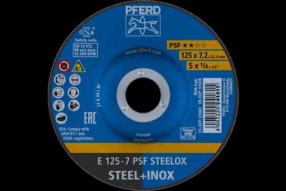 Hiomalaikka Pferd Steelox - HIOMALAIKKA PFERD E 125X7X22 PSF STEELOX
