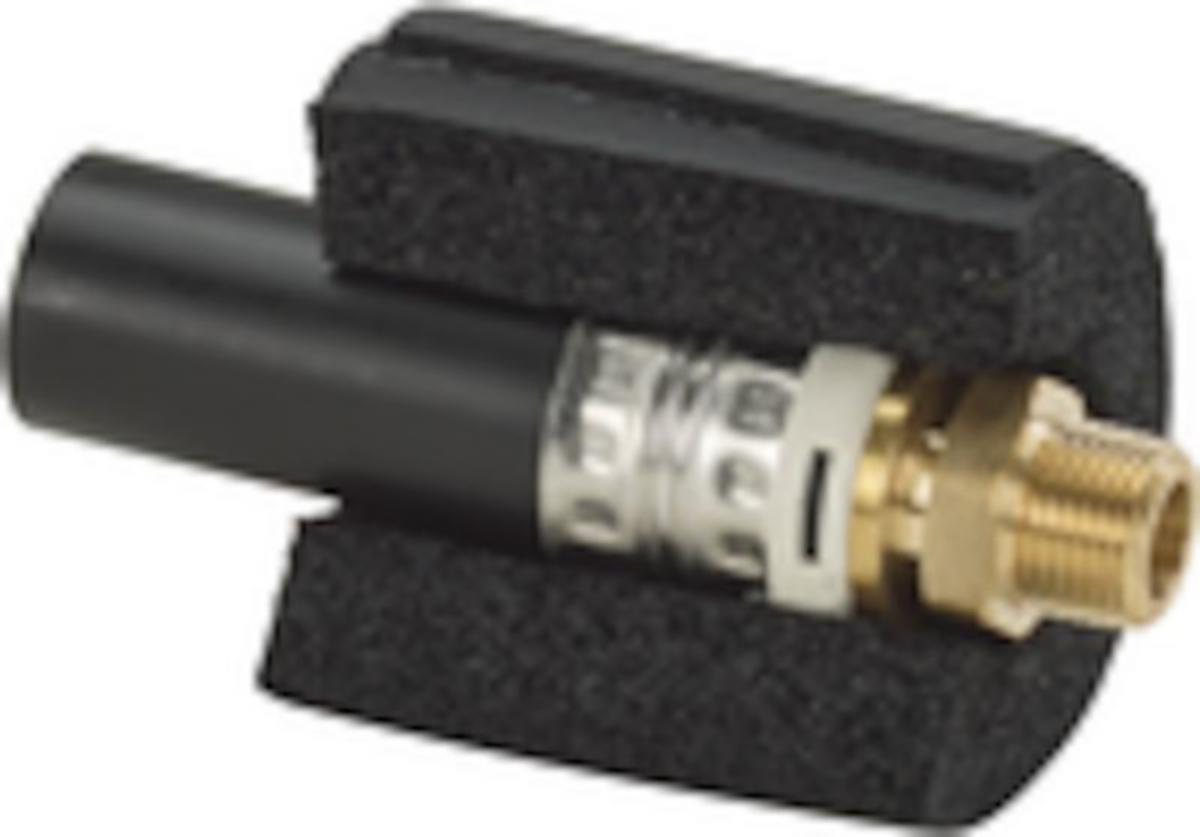 Muunnosliitin eristetty UK PE/MS CF2.0, GF - MUUNNOSLIITIN ERISTETTY 40MM X 11/4" UK