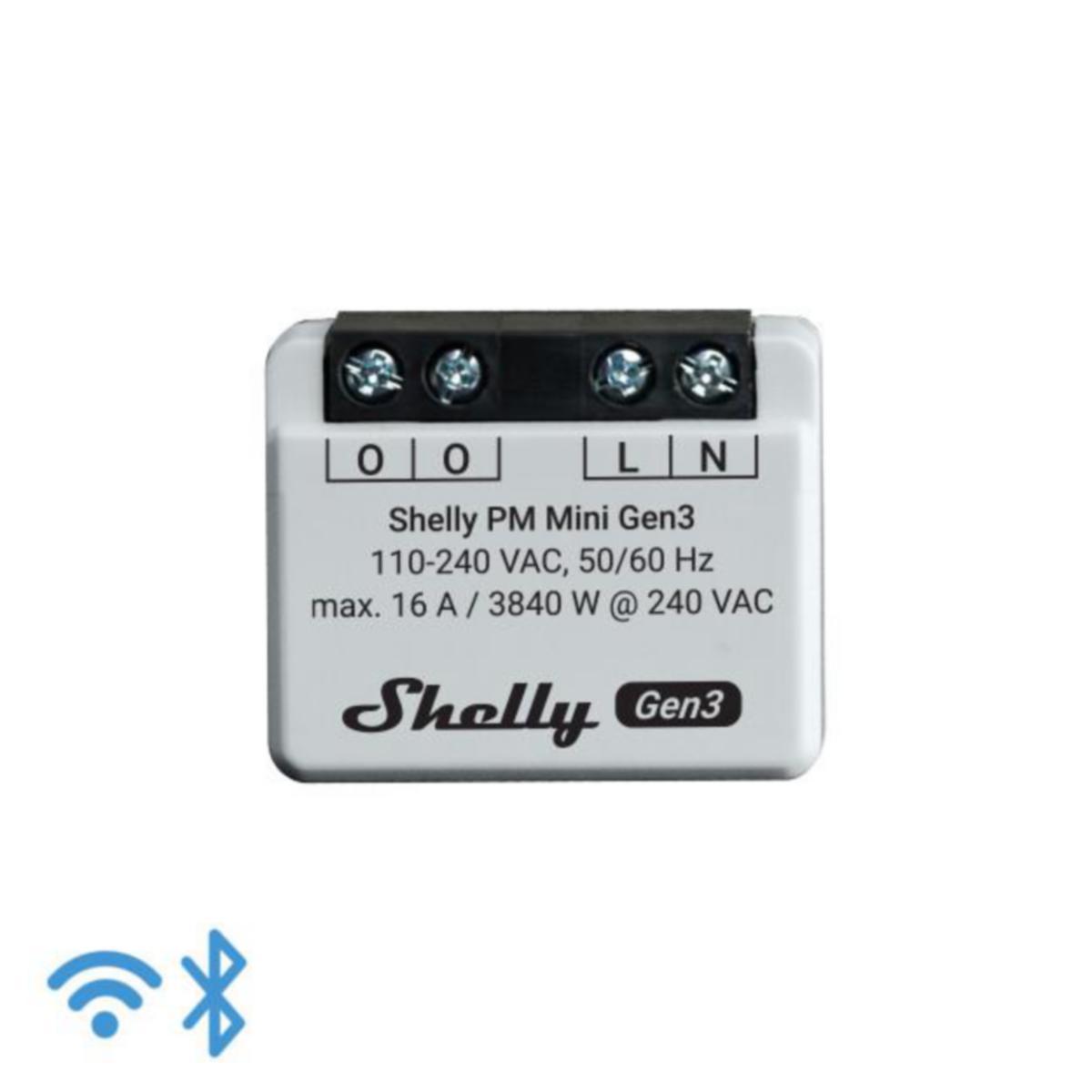 Energiamittari DIN Shelly - ENERGIAMITTARI DIN SHELLY SHELLY PM MINI GEN3