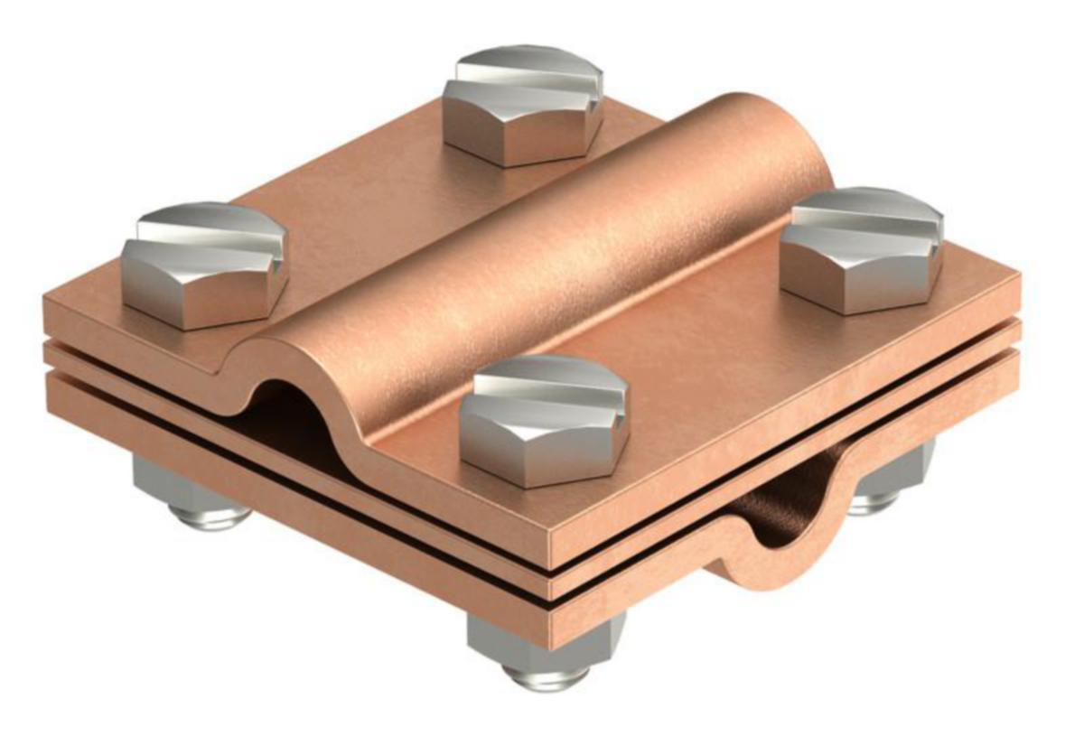 Maadoitusliitin OBO TBS - LIITIN TBS 252 8-10 CU, 8-10MM