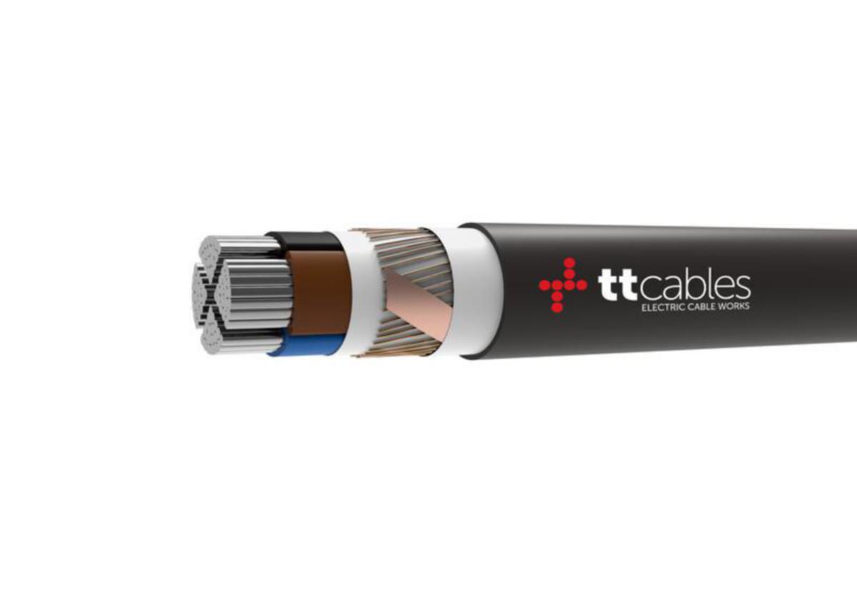 Alumiinivoimakaapeli TT Kabeli AMCMK ECA - ALUMIINIVOIMAKAAPELI TT CABLES AMCMK 4X120+SM/41 K500