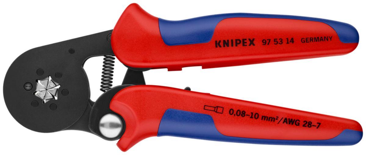 Pääteholkkipihdit Knipex 975314 - PÄÄTEHOLKKIPIHTI ITSESÄÄTYVÄ KNIPEX SIVUSTA 0.08-10 MM2