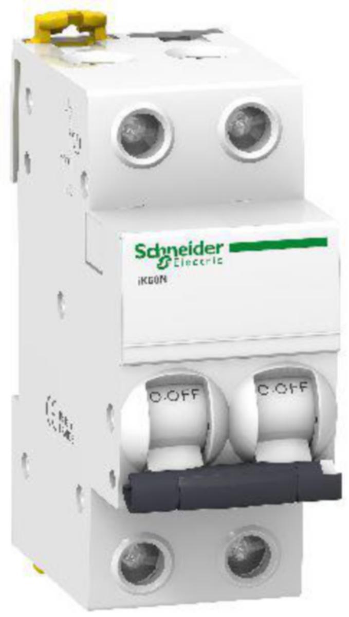 Johdonsuojakatkaisija Schneider Electric Acti 9 C-käyrä 2-nap 6kA - JOHDONSUOJAKATKAISIJA ACTI9 IK60N 2x4A/C/6kA