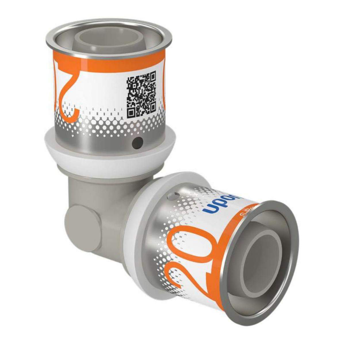 Puristuskulmaliitin Uponor S-Press Plus PPSU - S-PRESS PLUS PURISTUSKULMA UPONOR PPSU 20-20