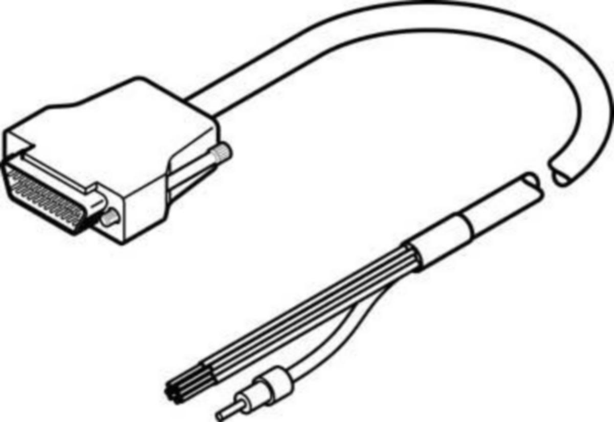 Ohjausjohtolinja Festo NEBC - OHJAUSJOHTOLINJA 552254 FESTO NEBC-S1G25-K-2.5-N-LE26