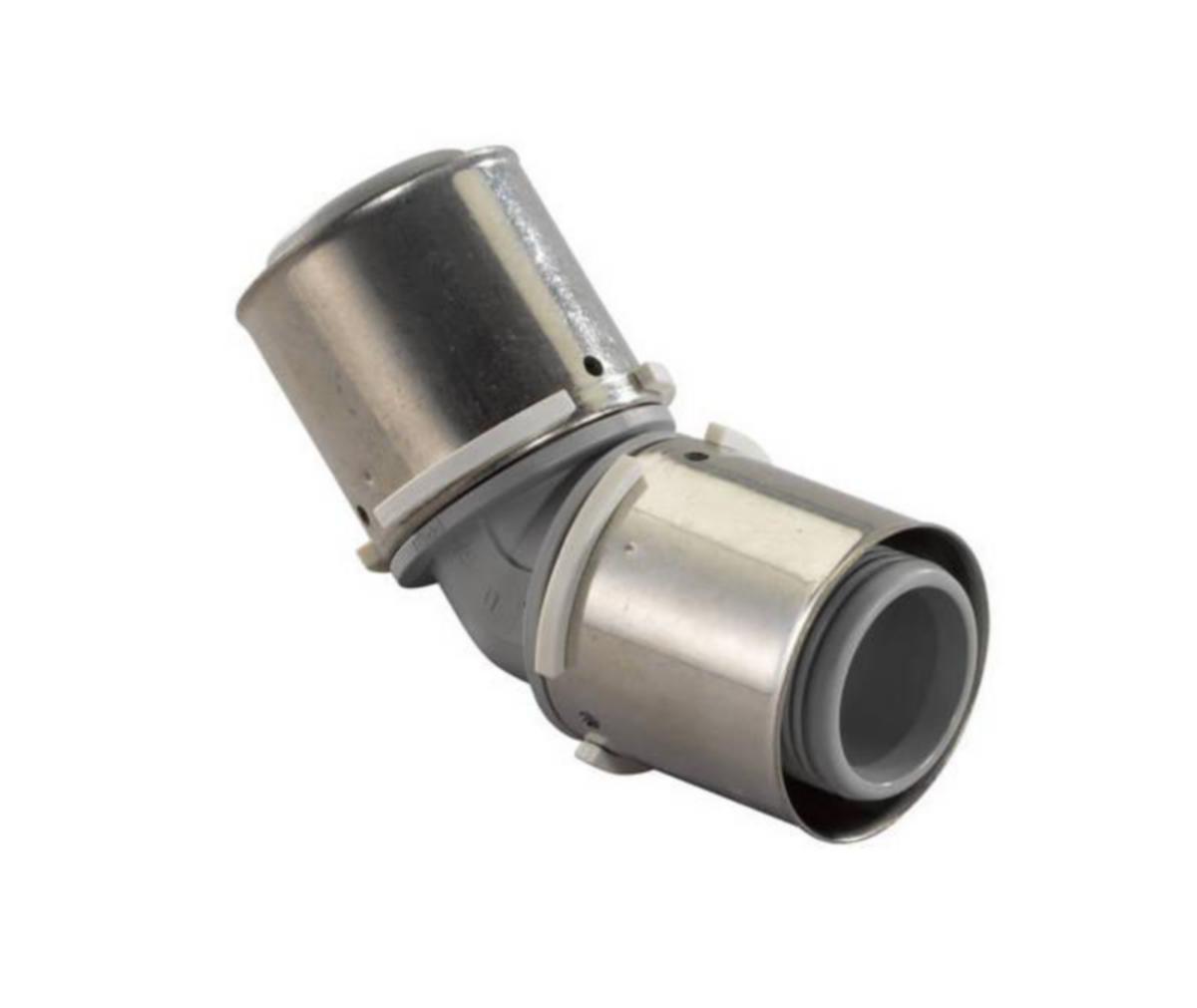 Puristuskulma Uponor S-Press PPSU 45° - S-PRESS PURISTUSKULMA UPONOR PPSU 50-50 45º