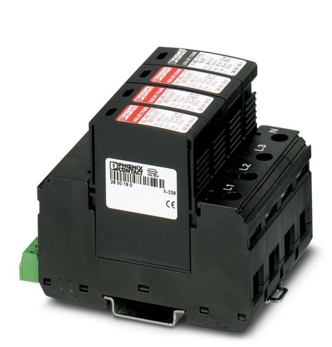 Ylijännitesuoja PJ-verkko VAL-MS-T1/T2 Phoenix Contact - YLIJÄNNITESUOJA PJ-VER PHOENIX VAL-MS-T1/T2 335/12.5/3+1