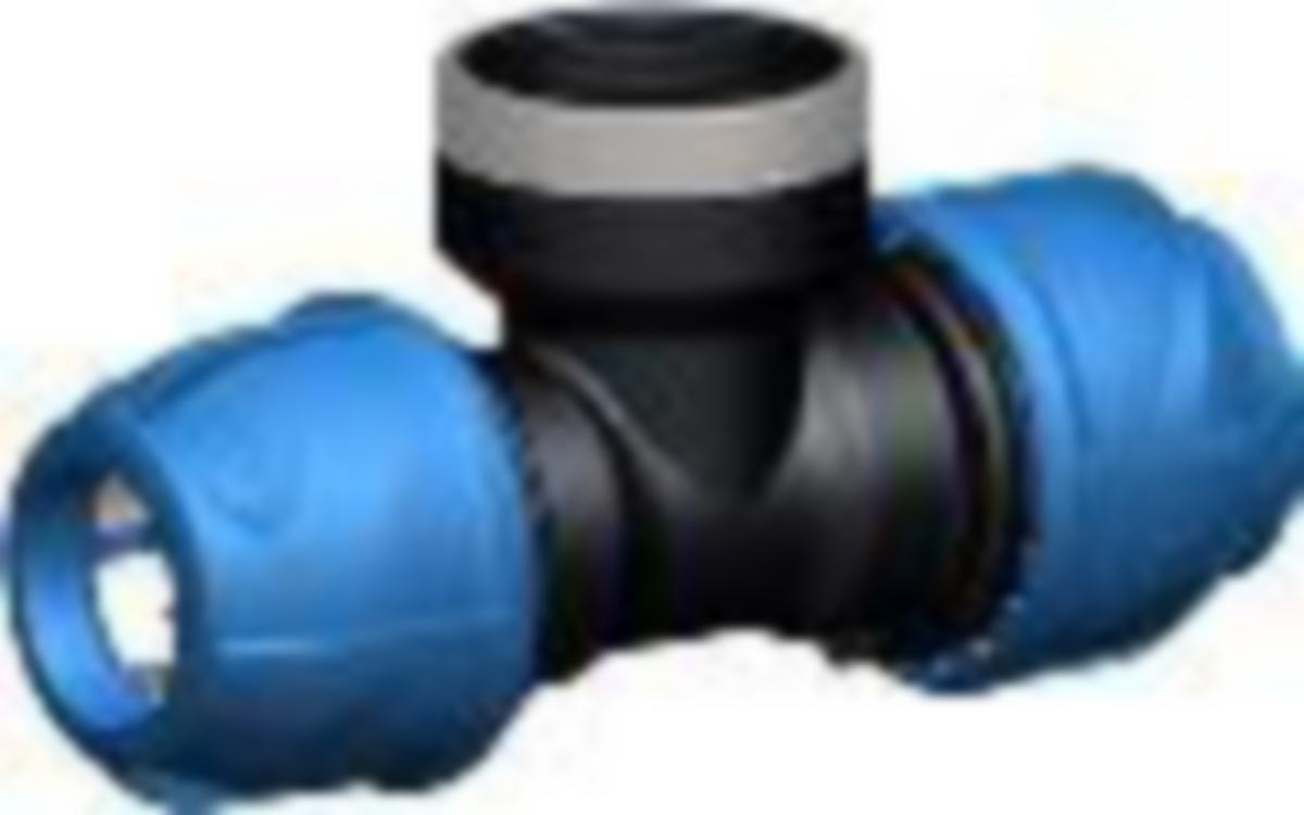 T-liitin iJOINT kierreliitännällä - MUOVIPUTKENLIITIN HAARA 20-3/4" SK-20 PN16 IJOINT