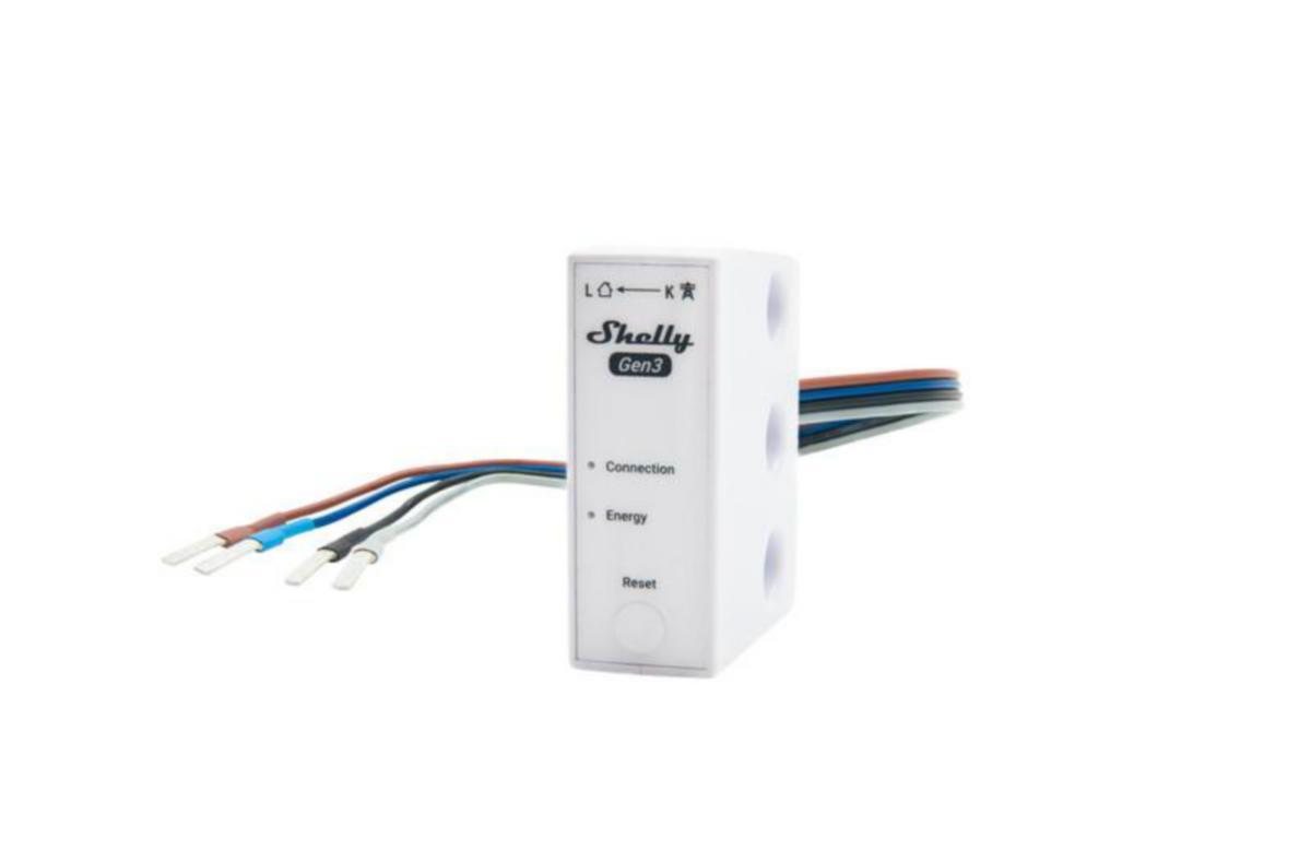 Energiamittari DIN Shelly - ENERGIAMITTARI DIN SHELLY SHELLY 3EM-63W GEN3 (WIRE)