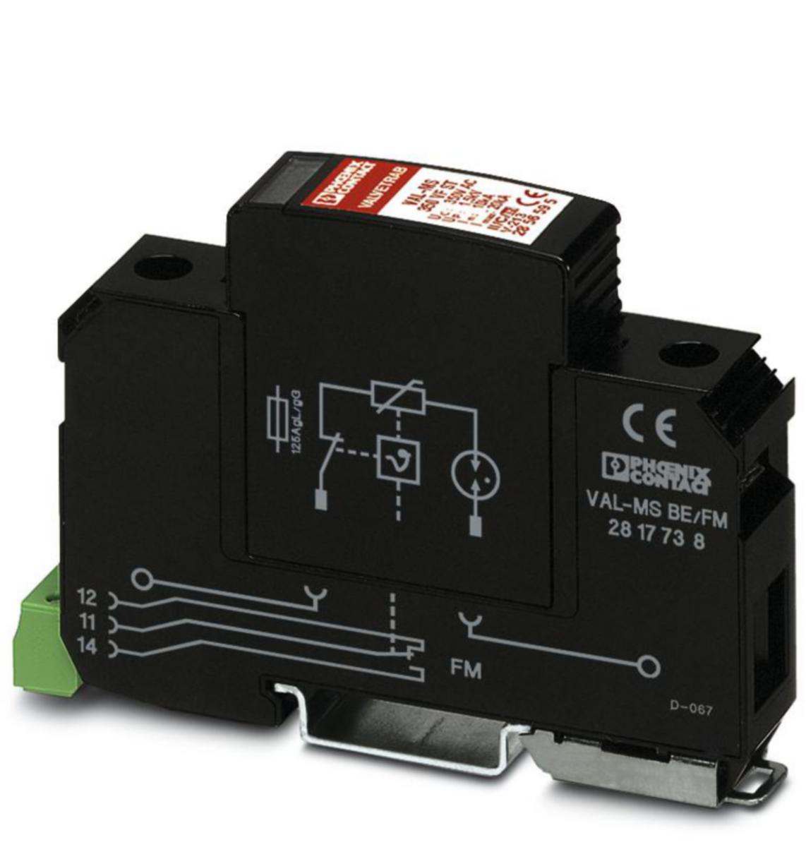 Ylijännitesuoja PJ-verkko VAL-MS 350 VF/FM Phoenix Contact - YLIJÄNNITESUOJA PJ-VER PHOENIX VAL-MS 350 VF/FM