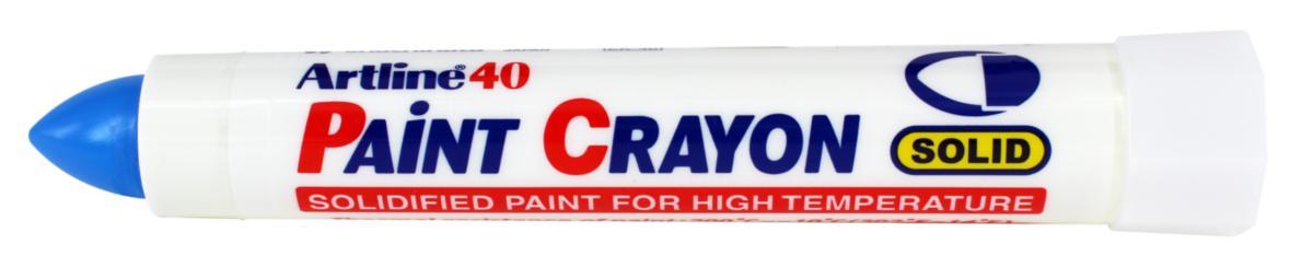 Merkintäkynä Artline Paint Crayon EK-40 - MERKINTÄKYNÄ SININEN ARTLINE PAINT CRAYON EK-40