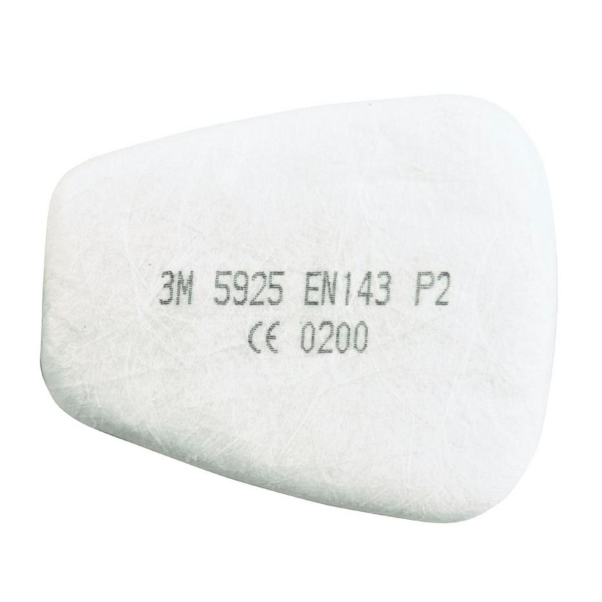 Suodattimet 3M puoli- ja kokonaamareihin - HIUKKASSUODATIN P2 3M 5925