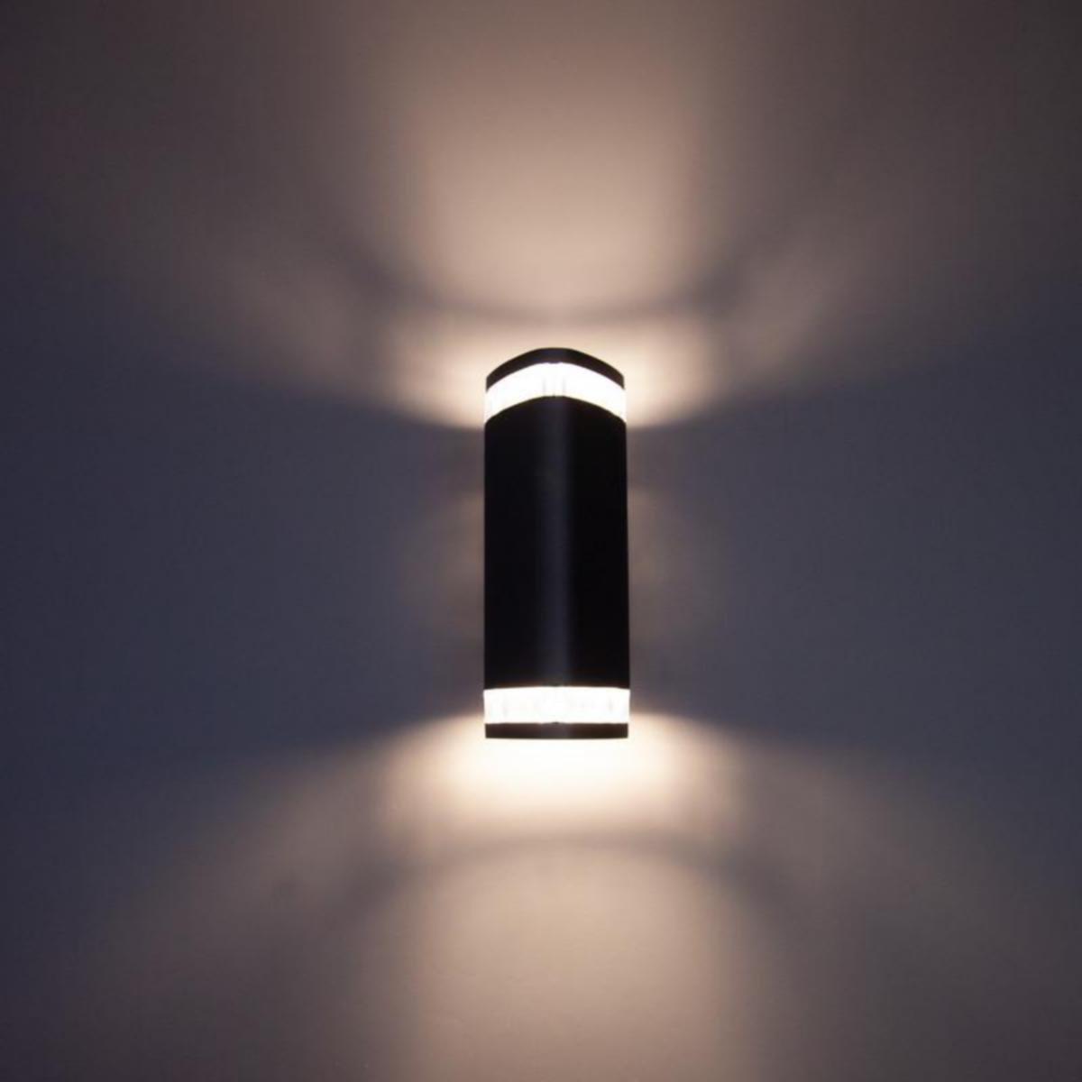 Seinä/kattovalaisin ulko FTLight Dana - SEINÄ/KATTOVAL. ULKO DANA 2XGU10, MUSTA