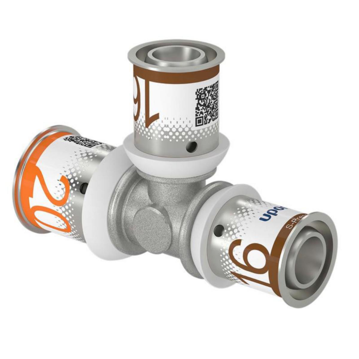 Puristus T-haara Uponor S-Press Plus - PURISTUS T-HAARA S-PRESS PLUS UPONOR 20-16-16