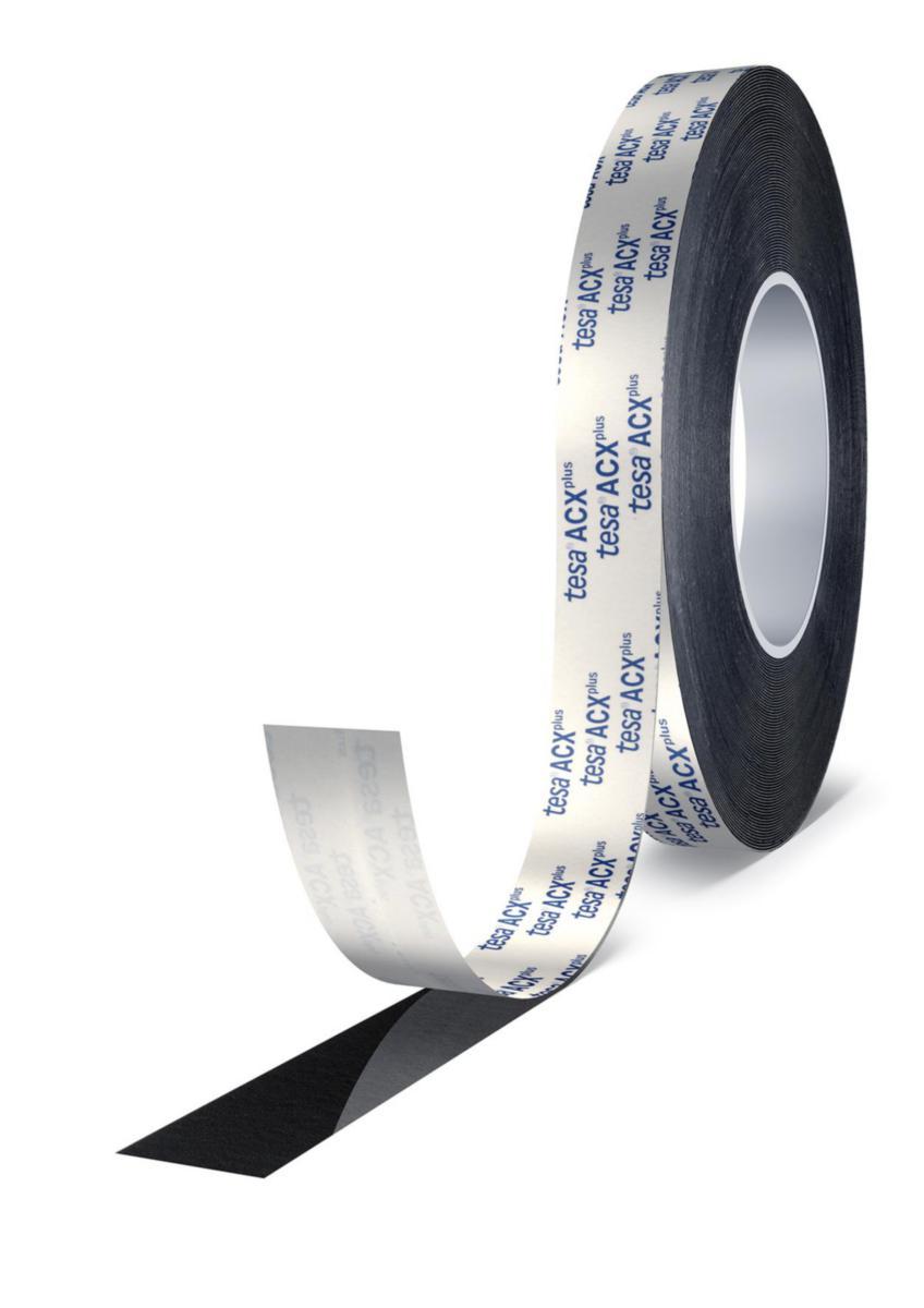 Asennusteippi Tesa 7072/7074 2-puolinen - ACXPLUS 2-PUOL. TESA 7072 MUSTA 0.5 25MX25MM