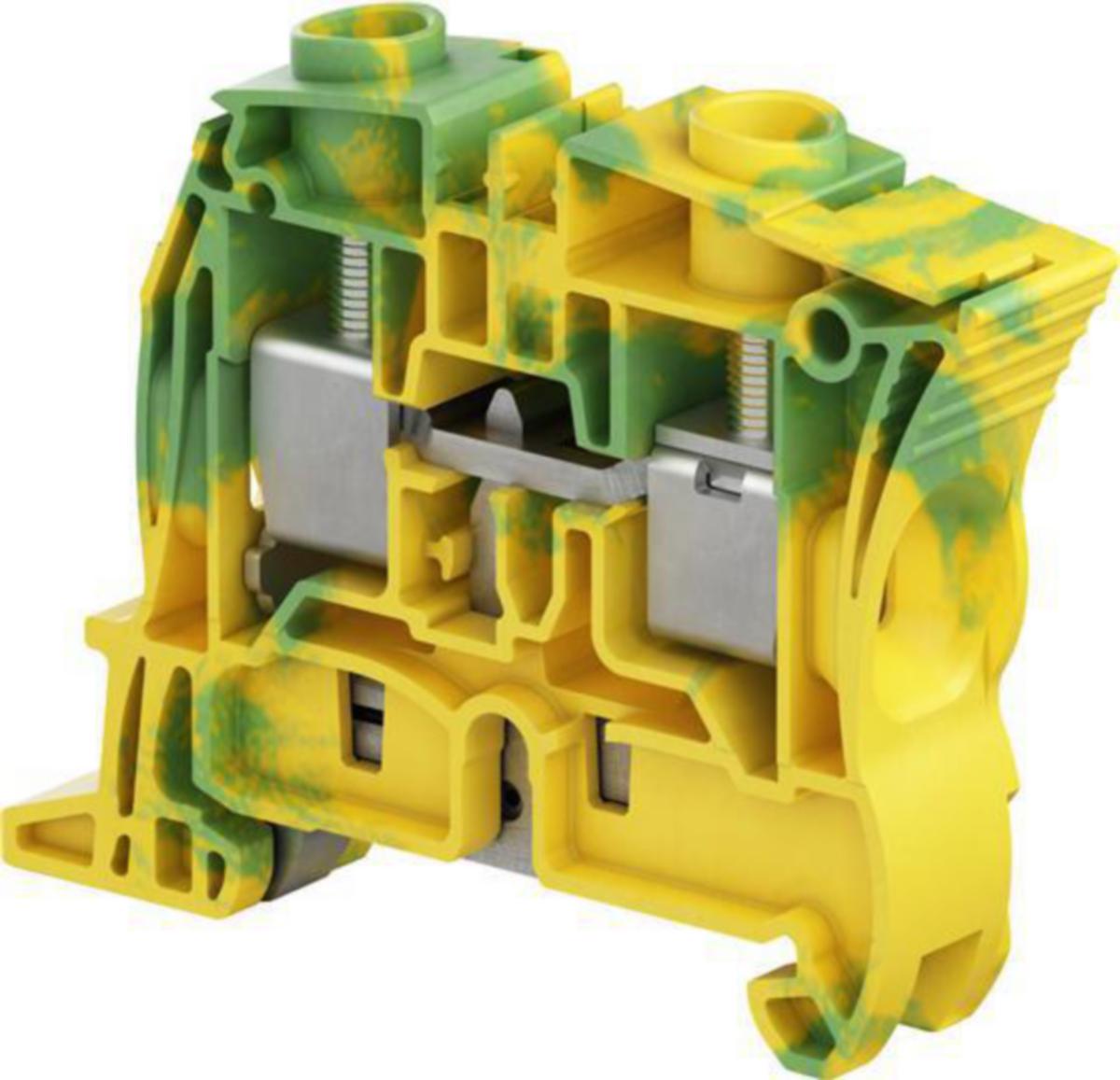 Maadoitusliitin TE / ABB Entrelec -liittimet - MAADOITUSLIITIN TE/ABB ENTRELE VIHREÄ/KELT., LEV:12MM, JOHTO: