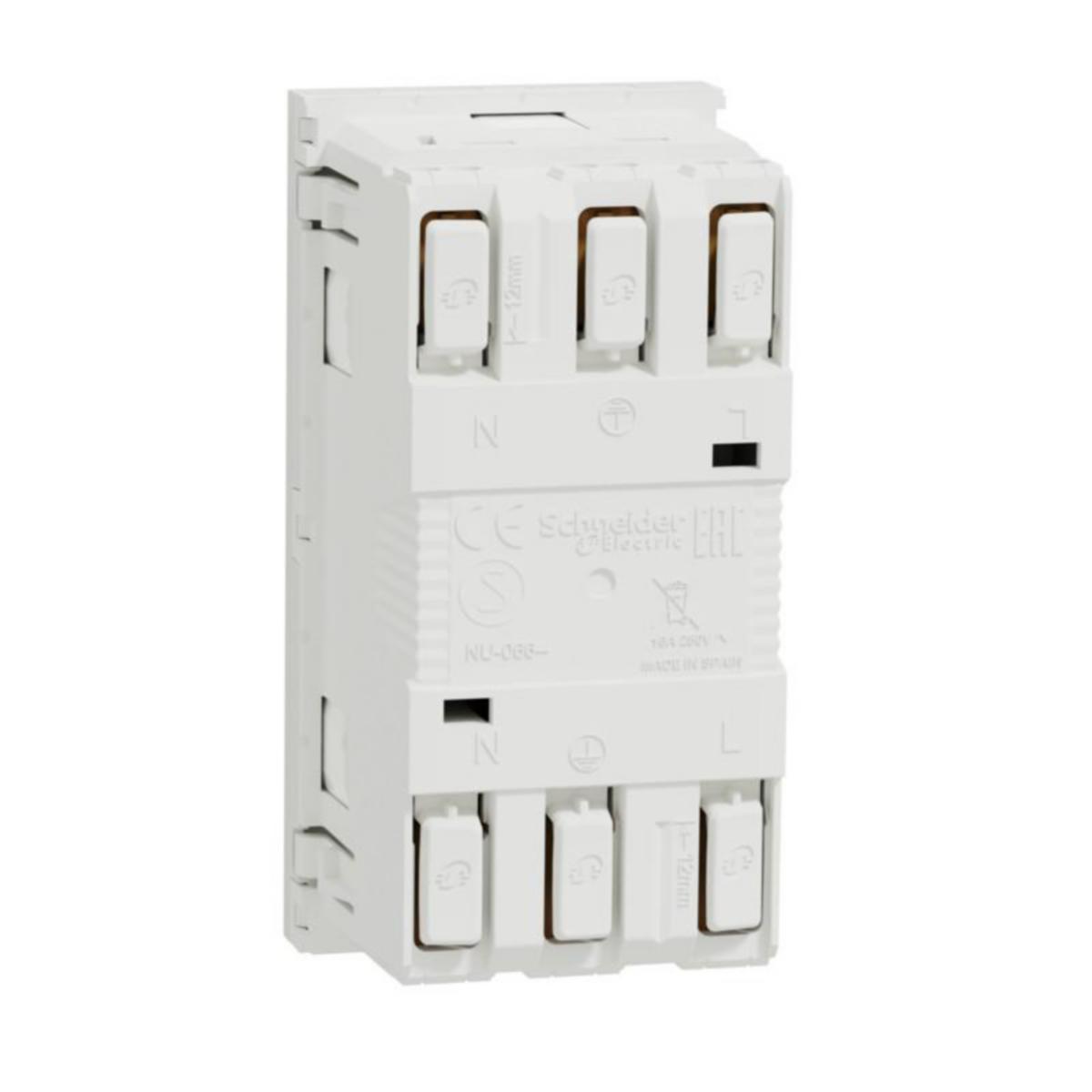 Kanavapistorasia Schneider Electric Unica System+ - KANAVAPISTORASIA UNICA SYSTEM 2XSCHUKO KANAVA PR VALK