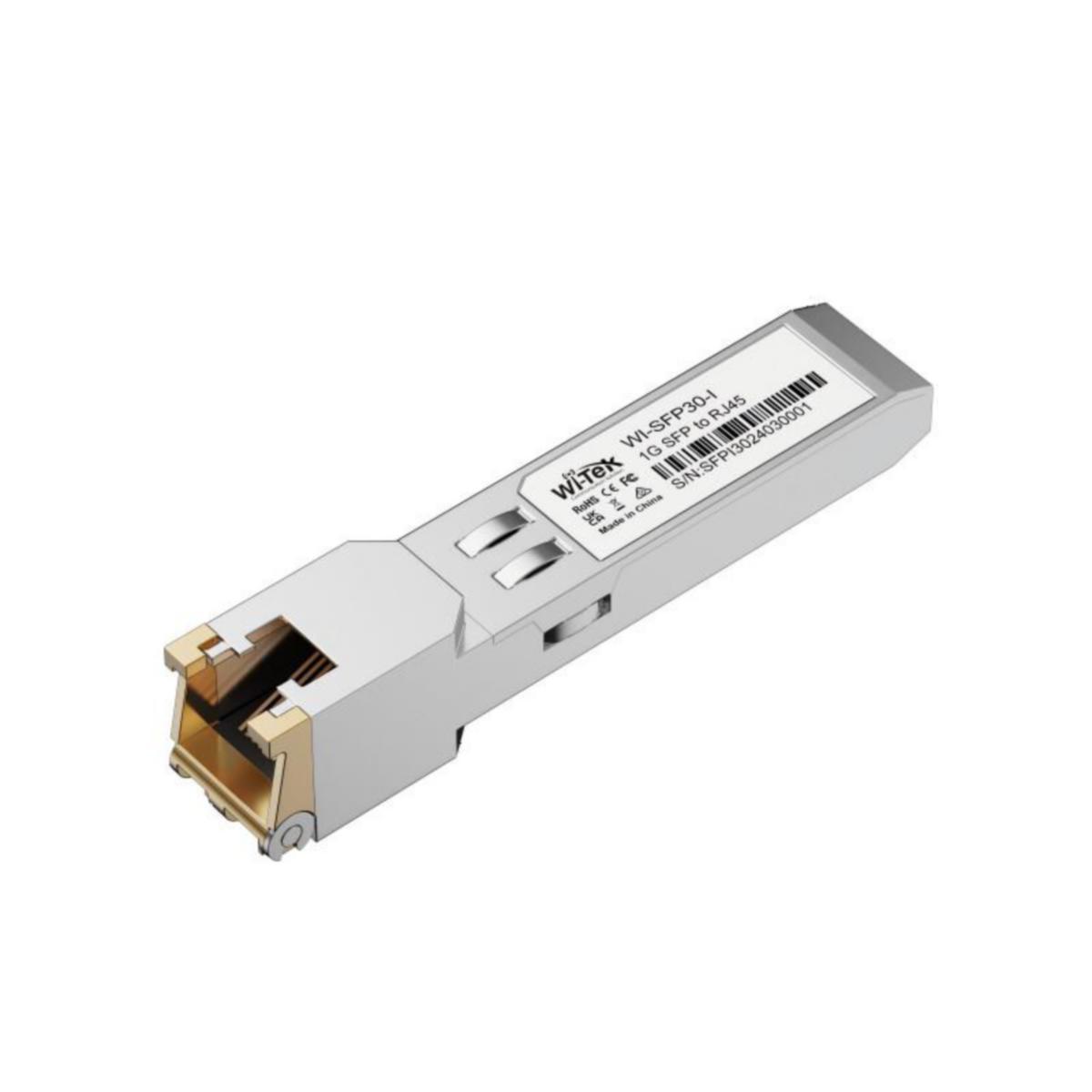 Ethernet kytkintarvike Wi-Tek SFP moduuli - ETHERNET KYTKINTARVIKE WI-TEK SFP 1G RJ45 ADAPTERI -40-85℃