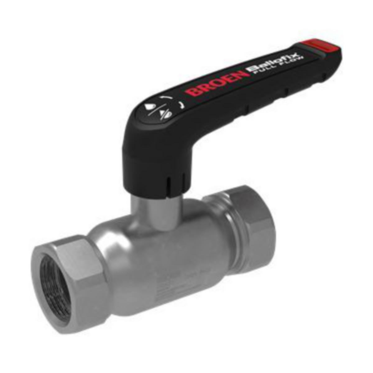 Palloventtiili Broen Ballofix ZN - PALLOVENTTIILI ZN 3/8" SK DN10 PN16 MATALA