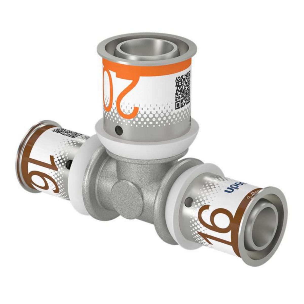 Puristus T-haara Uponor S-Press Plus - PURISTUS T-HAARA S-PRESS PLUS UPONOR 16-20-16