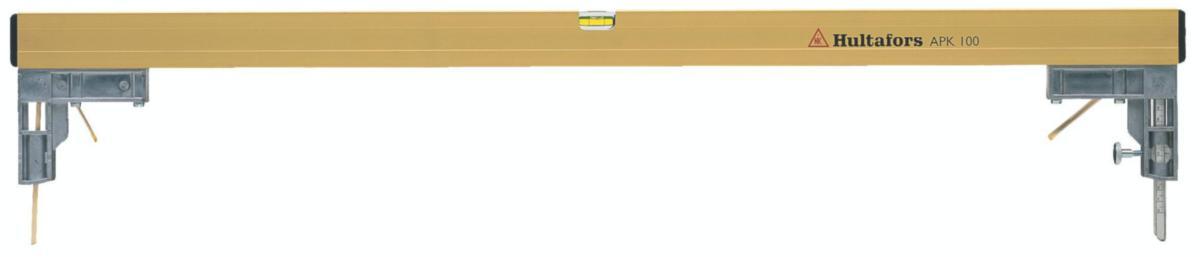 Putkiasennusvesivaaka Hultafors APK - VESIVAAKA HULTAFORS APK 100 L=1000MM PUTKITUS