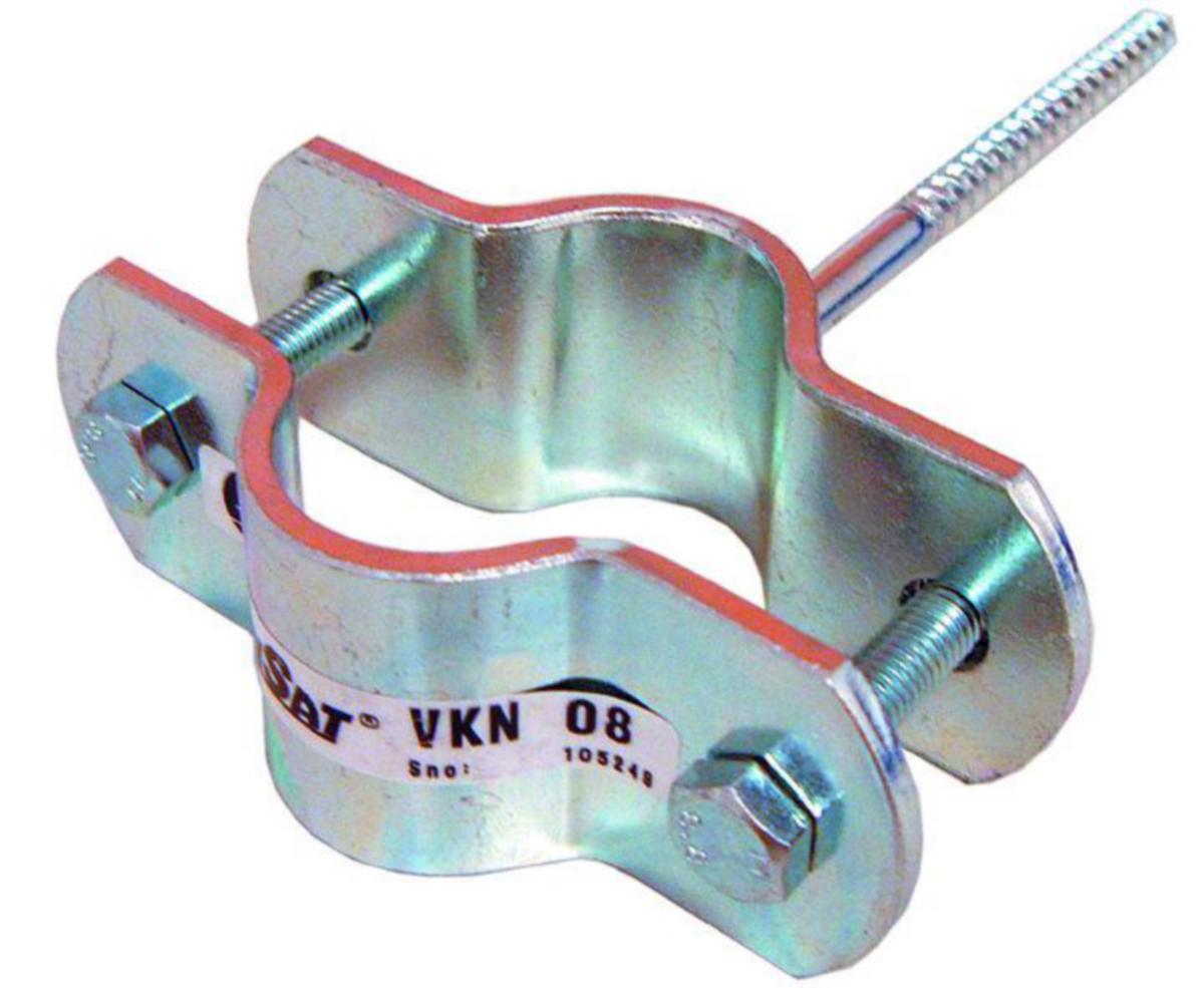 Lenkkiruuvi avattava - RENGASPULTTI ANTENNIMASTOLLE SÄHKÖSINK. AVATT KIINNITYSL