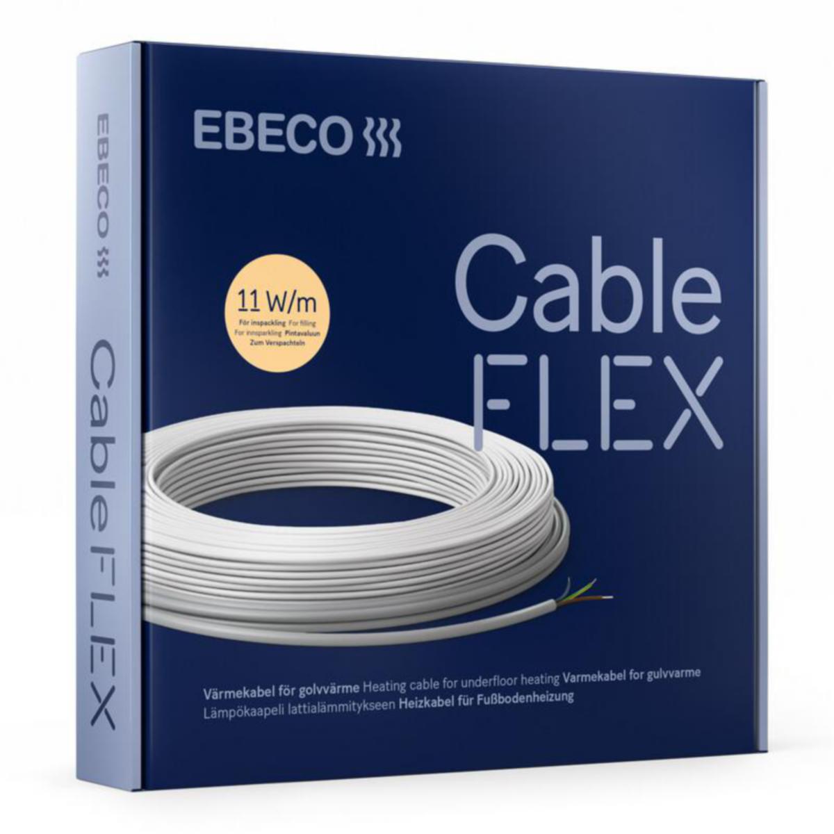 Lämpökaapeli Ebeco Cableflex - LÄMPÖKAAPELI EBECO CABLEFLEX 100W 8.9M
