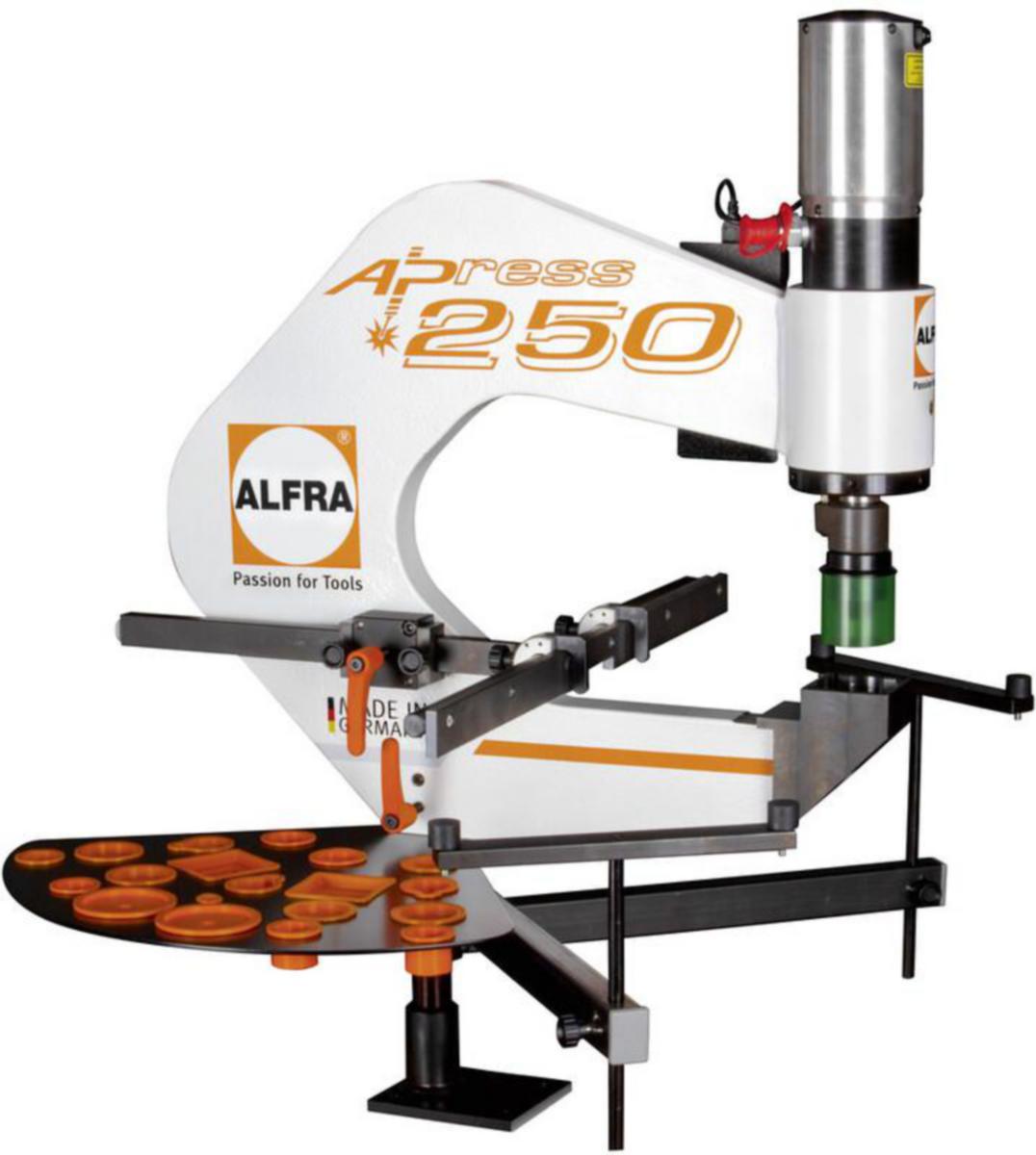 Aukotuskone ALFRA PRESS 250/400/600 - LÄVISTYSTYÖKALU (AKKU) ALFRA AUKOTUSKONE AP250