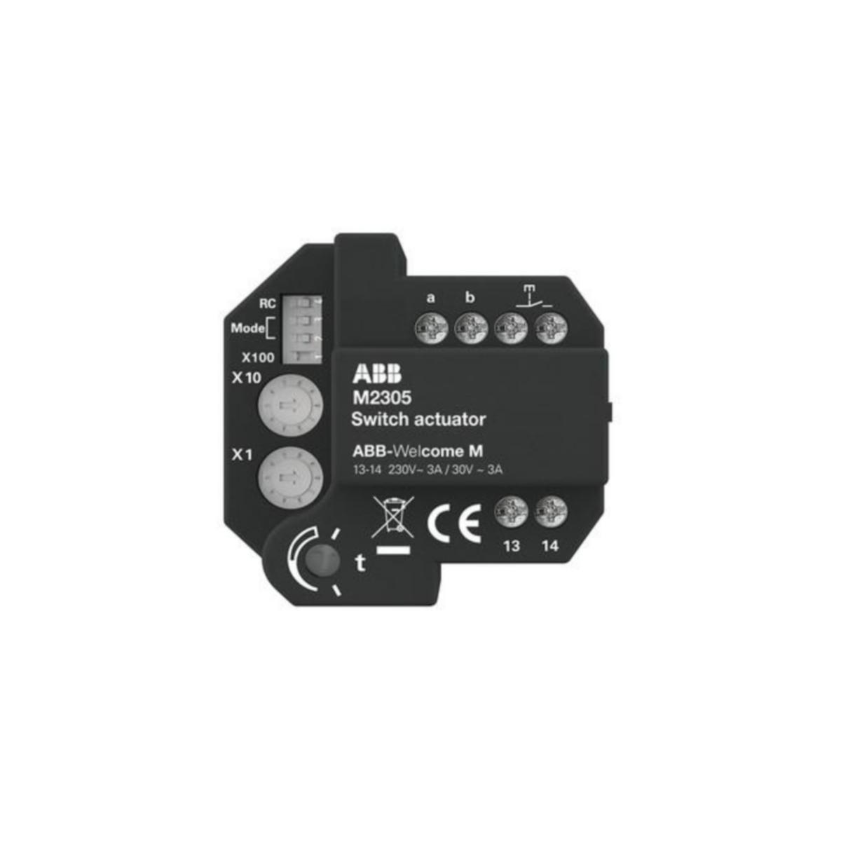 Lähtöyksikkö ABB Welcome M2305-02 - LÄHTÖYKSIKKÖ ABB WELCOME KYTKINYKSIKKÖ