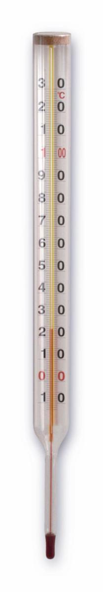Lämpömittari lasi - LÄMPÖMITTARI LASI SUORA 0-+130°C FU-NESTE L=300 TARK