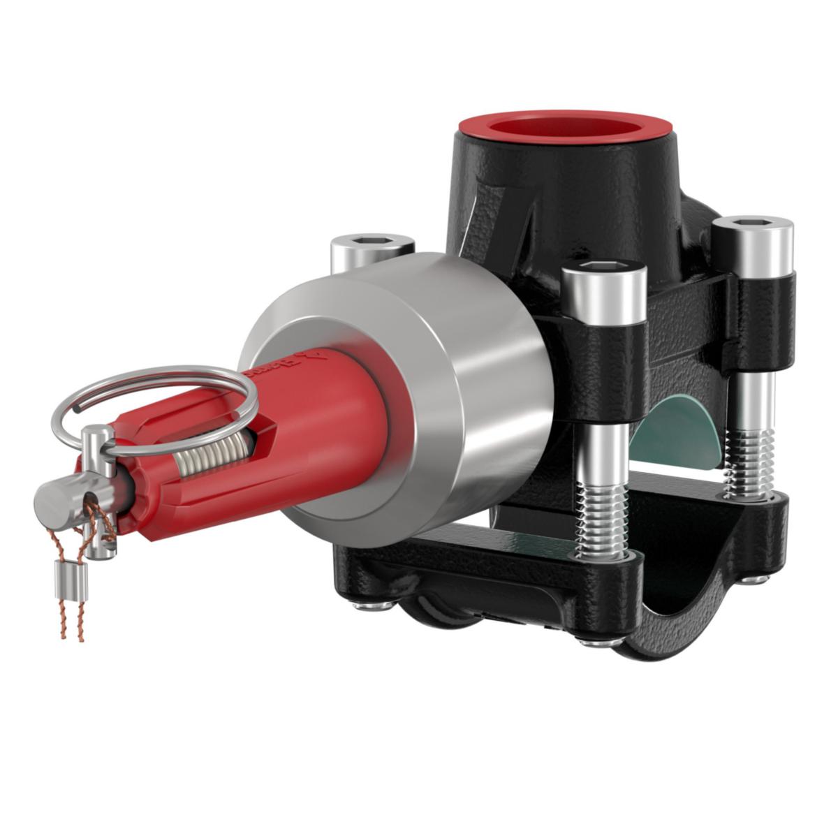 Haaroitusliitin Flamco T-Plus teräsputkille - HAAROITUSLIITIN TERÄSP.RÄJÄH. T-PLUS (42.4) 1 1/4 X 1 PN 25