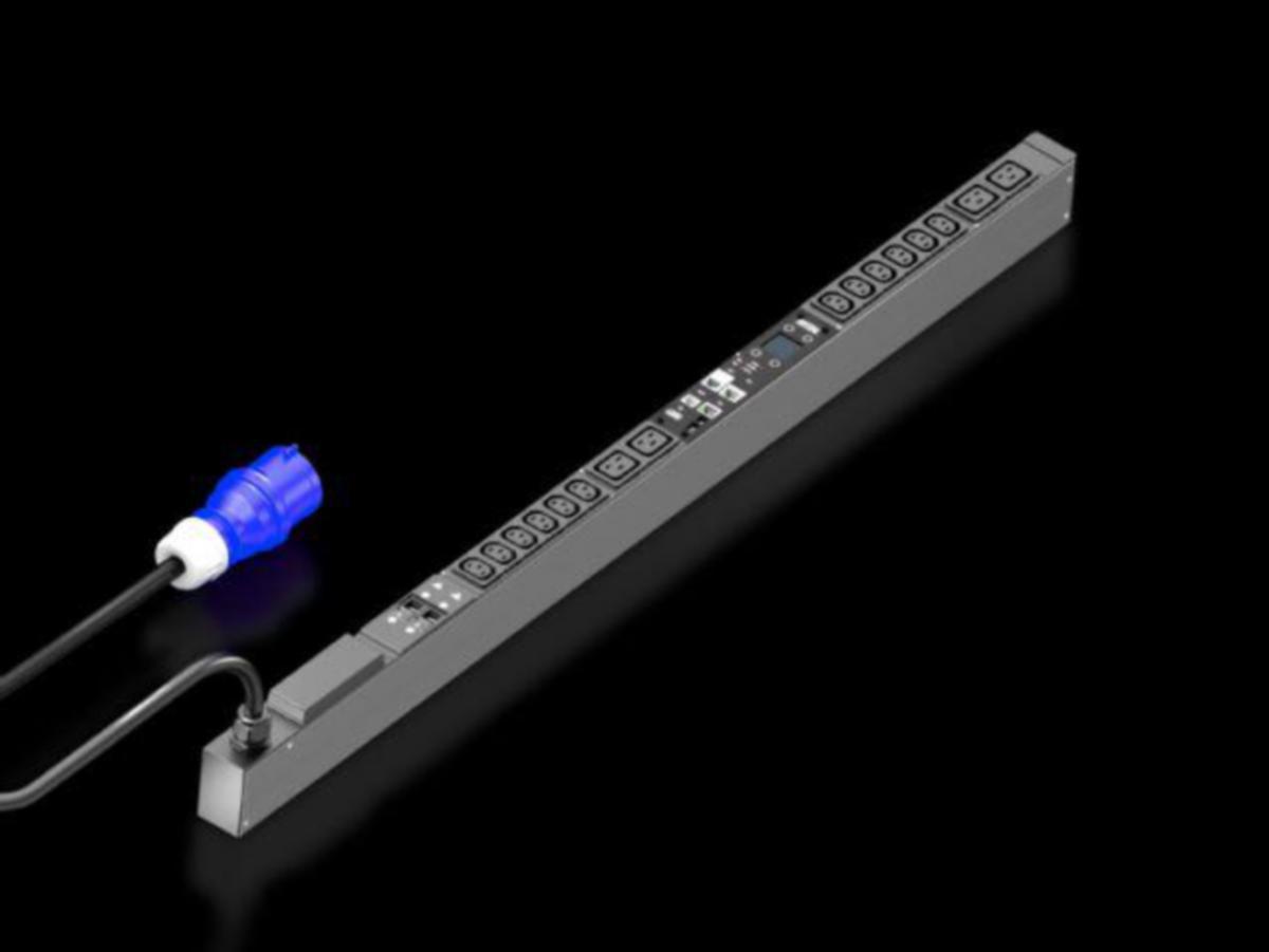 Virranjakeluyksikkö PDU Metered Rittal VX IT - VIRRANJAKELUYKSIKKÖ PDU RITTAL PDU METERED 32A/1 CEE 12XC13+4