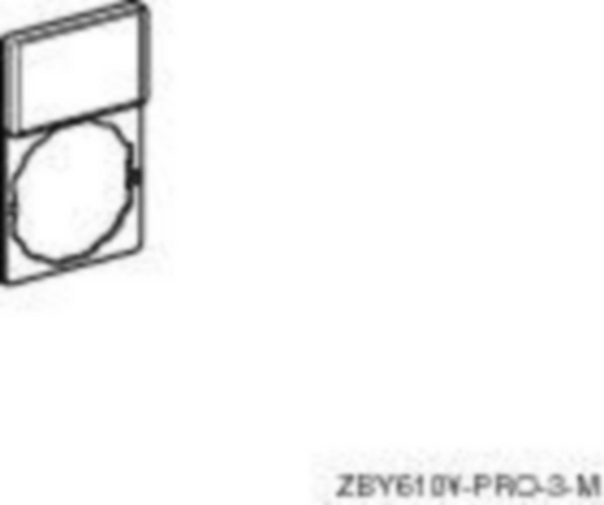 Kilvenpidin+kilpi Schneider Electric Harmony - KILVENPIDIN HARMONY ZBY6101 MU/PU