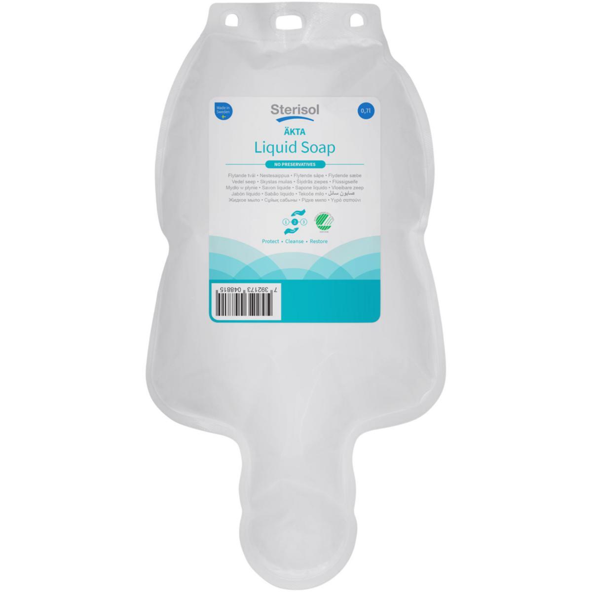 Nestesaippua Sterisol® Äkta hajustettu - NESTESAIPPUA HAJUSTETTU STERISOL ÄKTA 4881 0.7L