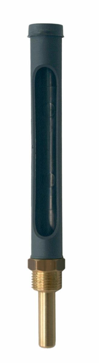 Lämpömittarin suojus - LÄMPÖMITTARIN SUOJUS SUORA 1/2X200 MESSINKI