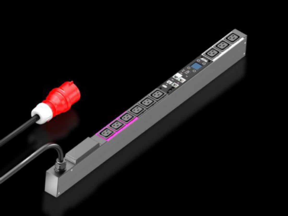 Virranjakeluyksikkö PDU Metered Rittal VX IT - VIRRANJAKELUYKSIKKÖ PDU RITTAL PDU METERED 16A/3 CEE 9XC19 2