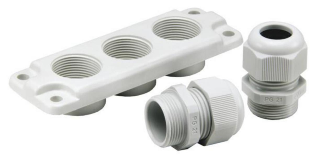 Laippasetti Fibox Piha - LÄPIVIENTILAIPPA FIBOX PIHA-L 3xPG21