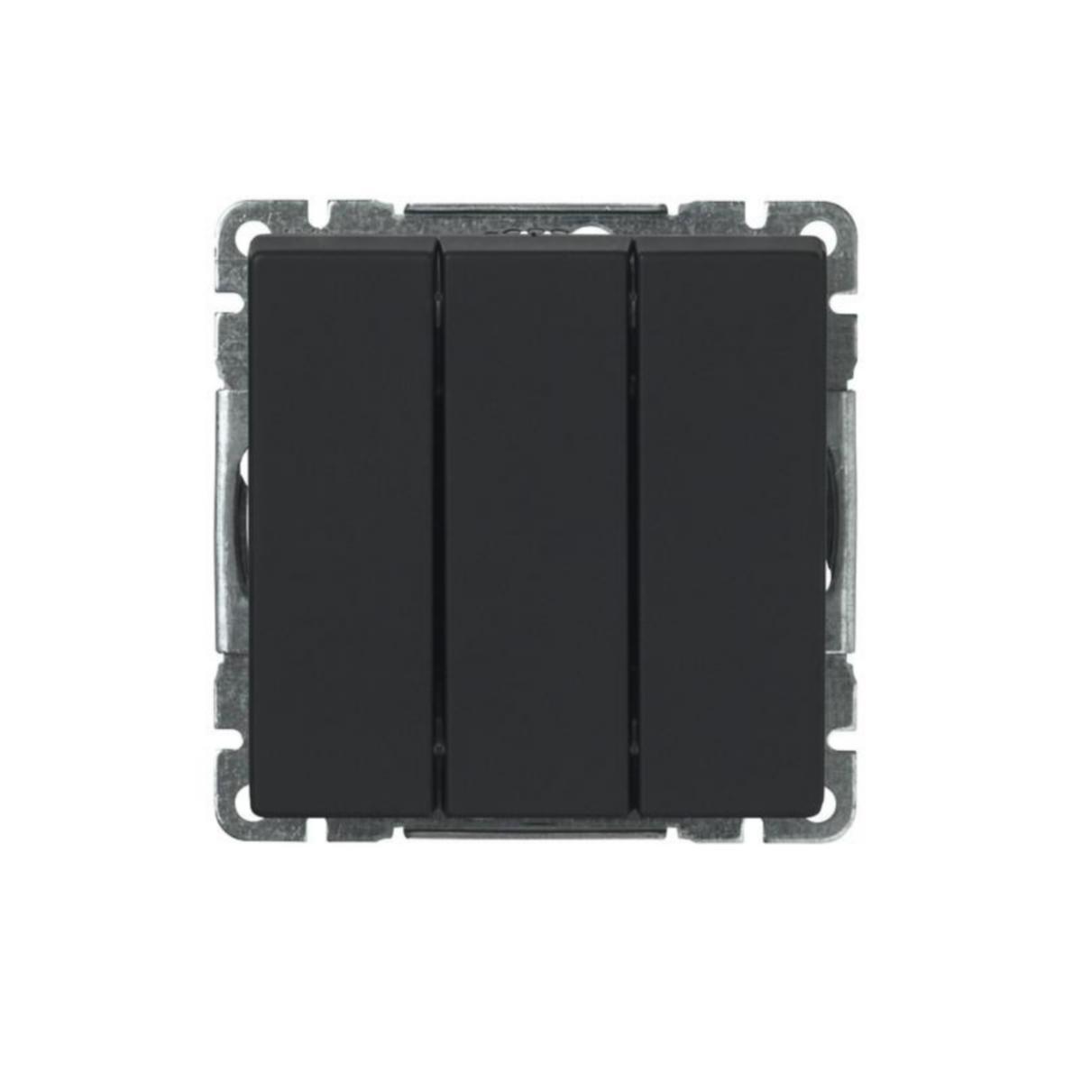 Kytkin ABB Impressivo uppoasennus 1+1+1, IP21 - KYTKIN IMPRESSIVO 1+1+1/16AX/250V/IP21UKJ 0X MUS