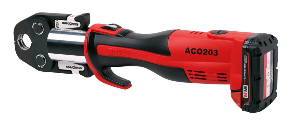 Puristusliitoskone Novopress ACO 203 Bluetooth - PURISTUSKONE 18V 1.5 AH+LAT NOVOPRESS ACO203 BLUETOOTH