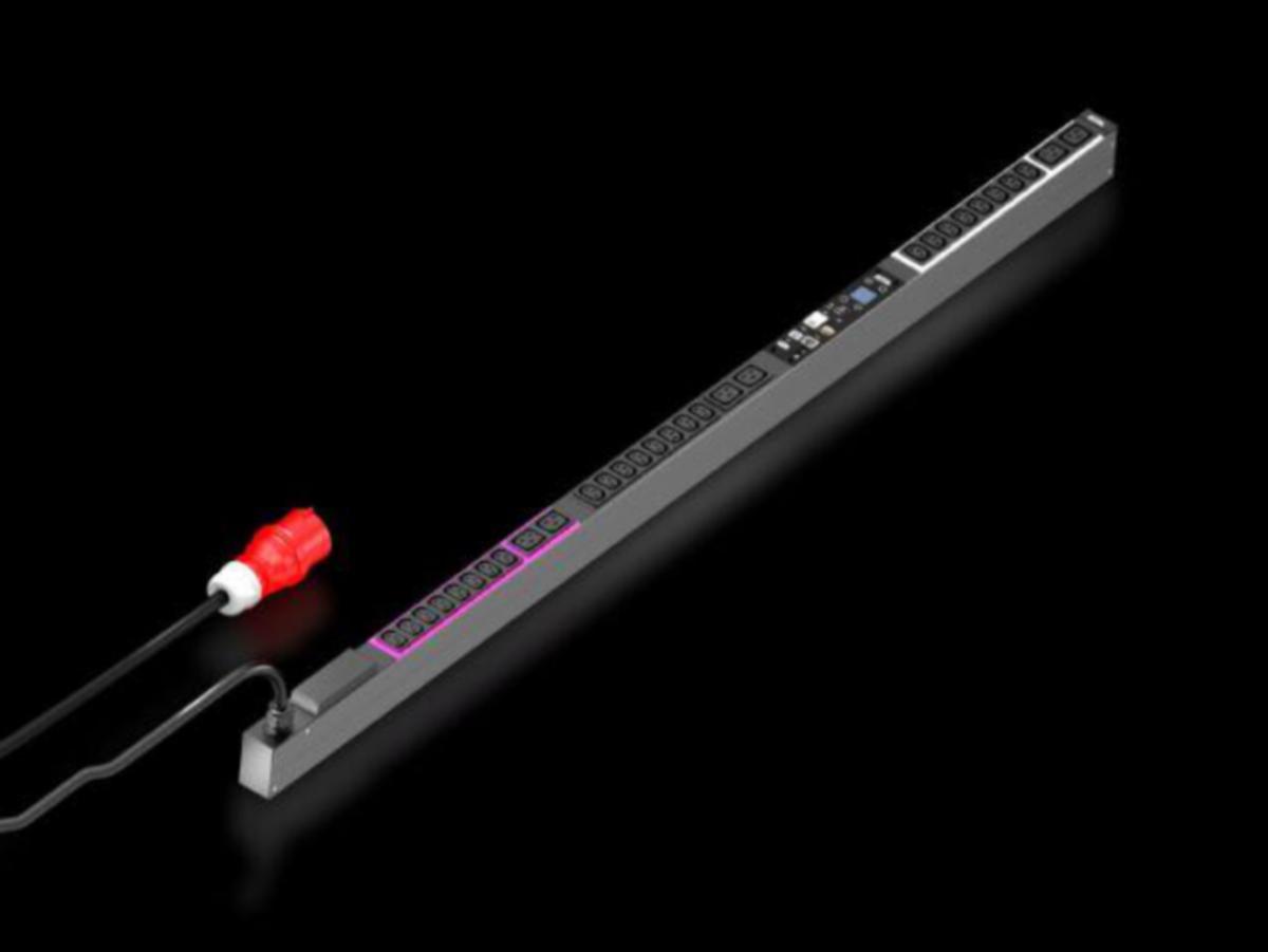 Virranjakeluyksikkö PDU Metered Rittal VX IT - VIRRANJAKELUYKSIKKÖ PDU RITTAL PDU METERED 16A/3 CEE 24XC13+6