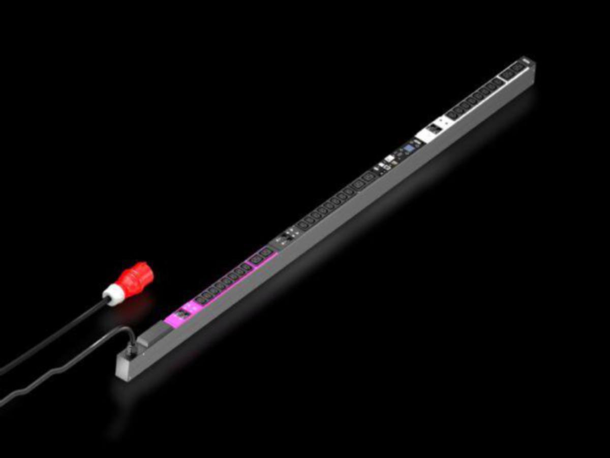 Virranjakeluyksikkö PDU Metered Rittal VX IT - VIRRANJAKELUYKSIKKÖ PDU RITTAL PDU METERED 32A/3 CEE 24XC13+6