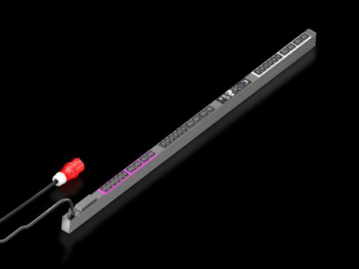 Virranjakeluyksikkö PDU Metered Rittal VX IT - VIRRANJAKELUYKSIKKÖ PDU RITTAL PDU METERED 16A/3 CEE 18XC13+1