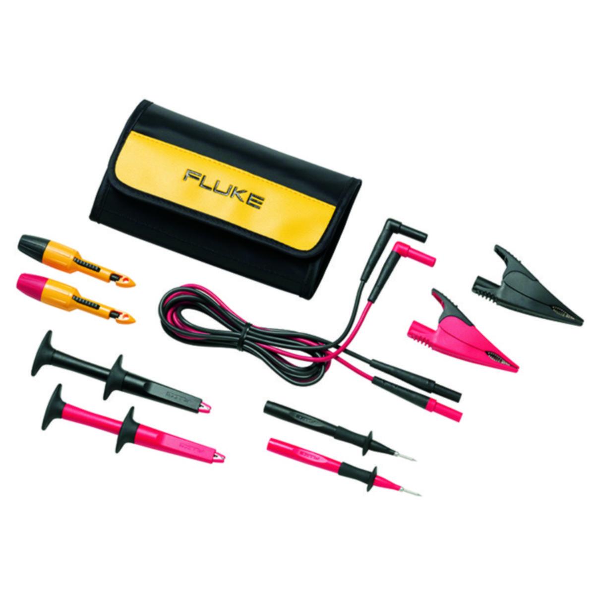 Mittajohtosarja SureGrip autokäyttöön Fluke - JOHTOSARJA ACC FLUKE TLK281-1 AUTOKÄYTTÖÖN