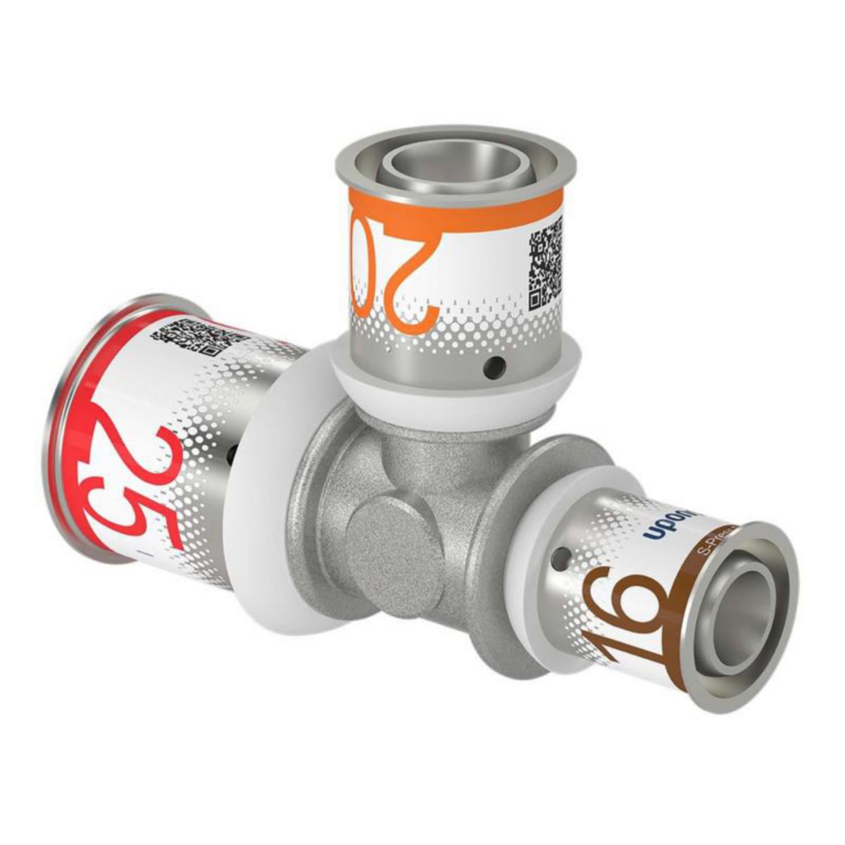 Puristus T-haara Uponor S-Press Plus - PURISTUS T-HAARA S-PRESS PLUS UPONOR 25-20-16