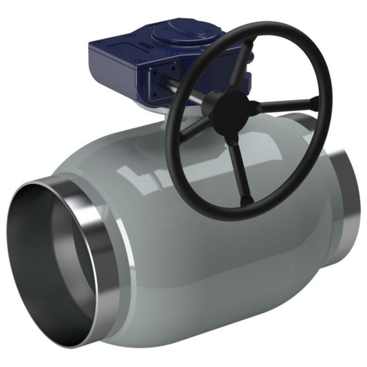 Palloventtiili Vexve HST hitsattava käsivaihteella - PALLOVENTTIILI HST DN150 PN25 HITS KÄSIV VEXVE