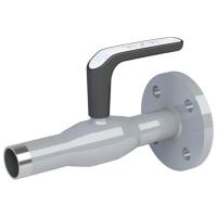 Palloventtiili Vexve HST hitsattava laipoin PN40