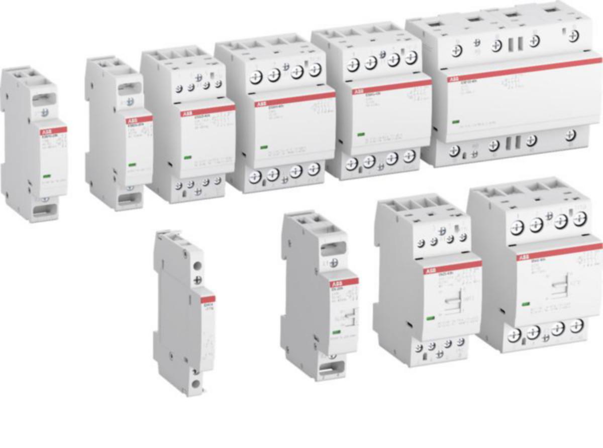ESB Moduulikontaktorit käyttökytkimellä ABB - MODUULIKONTAKTORI ABB 4S,40A,OFF-AUTO-ON,230VAC/DC