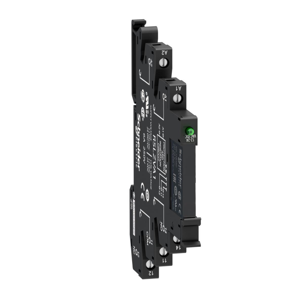 Pistokantarele Schneider Electric Zelio - VÄLIRELE ZELIO RSL1PVFU 1V 110VAC/DC RUUVI