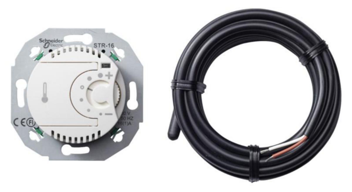 Lattiatermostaatti Schneider Electric Renova - TERMOSTAATTI RENOVA LTR 16A VAL
